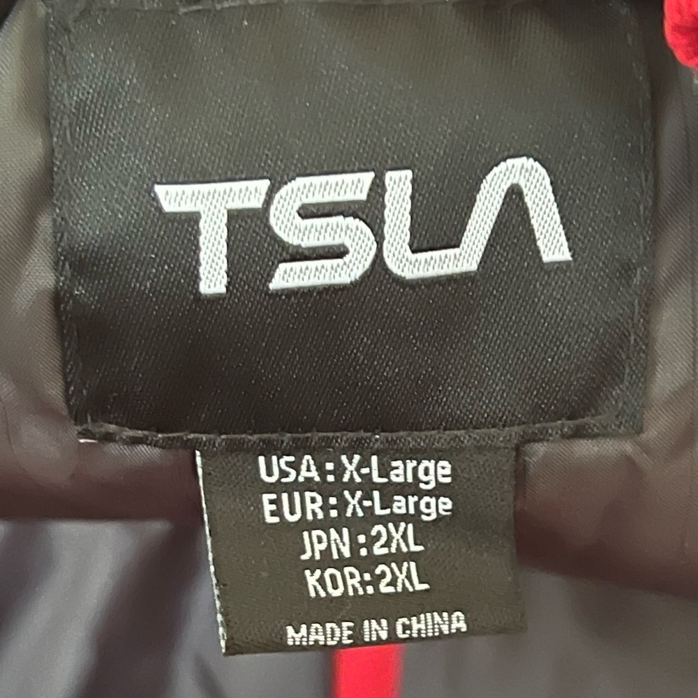 TSLA Red Winter Snow Snowboard Ski Bib Pants XL - Picture 9 of 11